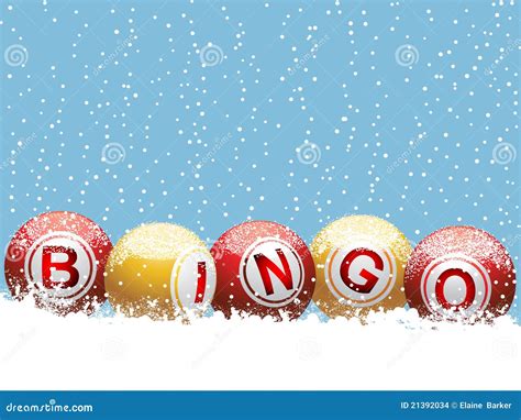 Christmas Bingo Background Stock Vector Illustration Of Winter 21392034