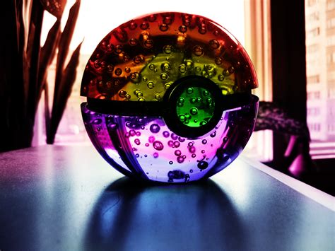 Rainbow Pokeball By Marzarret On Deviantart