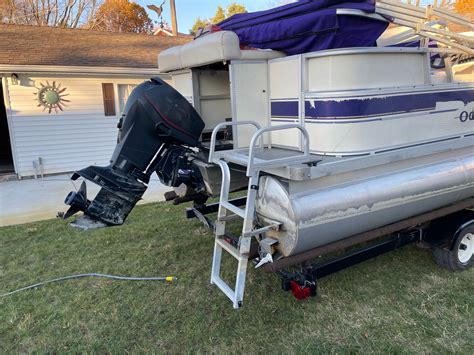 2002 Odyssey Pontoon - Boats - Hastings, Michigan | Facebook Marketplace