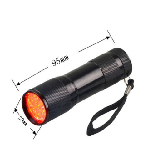 Night Vision 620nm 670nm Red Led Flashlight Outdoor Led Torch Infrared