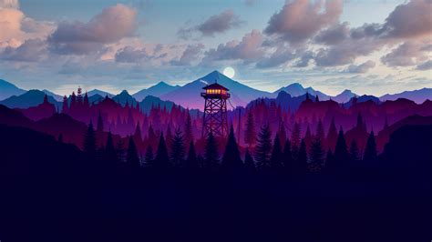 Firewatch Sunset Wallpapers Wallpaper Cave