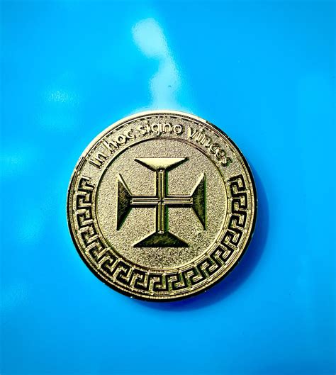 In Hoc Signo Vinces Motto Medallions