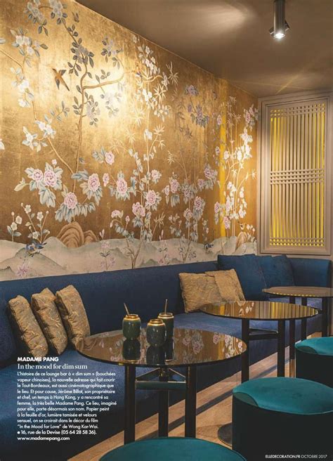 Elle D 233 Coration France Octobre 2017 Restaurant Interior Design