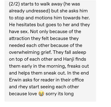 Levi Needs A Hug — Hi There A Scenario Between Erwin And Reader