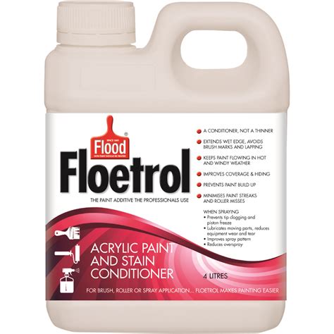 Flood 4l Floetrol Acrylic Paint And Stain Conditioner Bunnings Warehouse