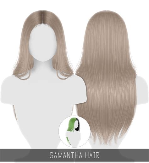Samantha Hair Patreon Sims Hair Mod Hair Sims 4 Tsr
