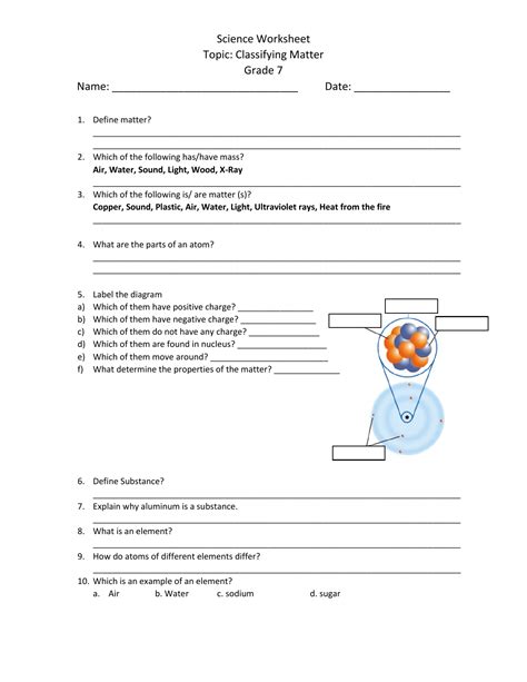 30 Grade 5 Science Worksheets Coo Worksheets