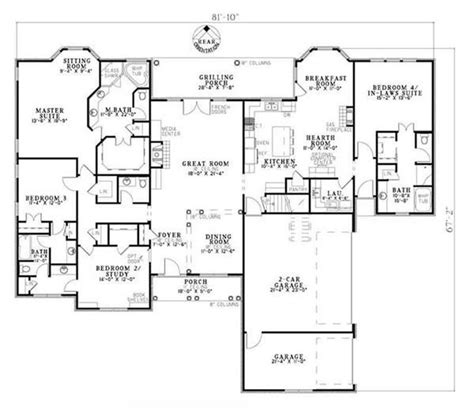 Click the image for larger image size and more details. New 5 Bedroom House Plans With Inlaw Suite - New Home ...