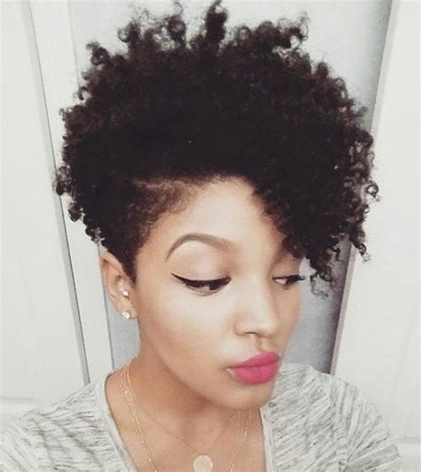 75 most inspiring natural hairstyles for short hair in 2017