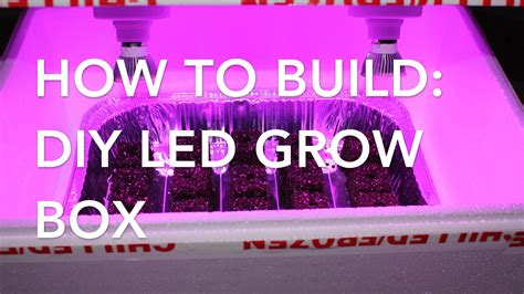 Starting Seeds With A Diy Grow Light Box Grow Boxes Led Diy Diy