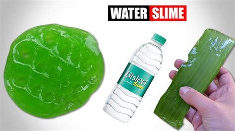 Aloe Vera Water Clear Slime How To Make Slime With Aloe Vera And