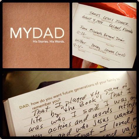 My Dad His Story His Words Journal Dad Books Words Dads