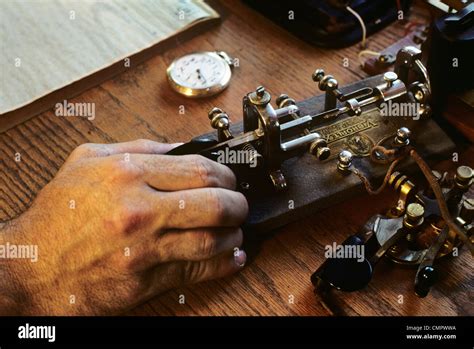 Vintage Telegraph Key Hi Res Stock Photography And Images Alamy