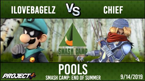 Smash Camp 2019 Pools Ilovebagelz Luigi Vs Chief Shiek Youtube