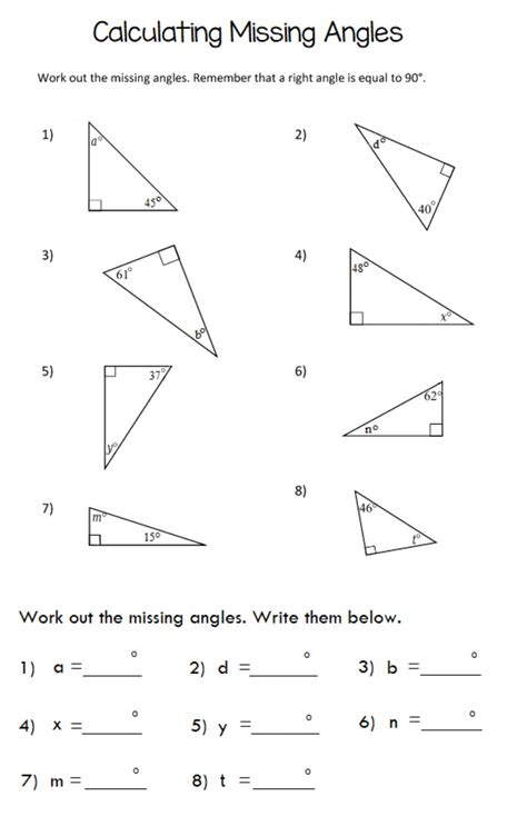 Https://techalive.net/worksheet/missing Angles In Triangles Worksheet Pdf