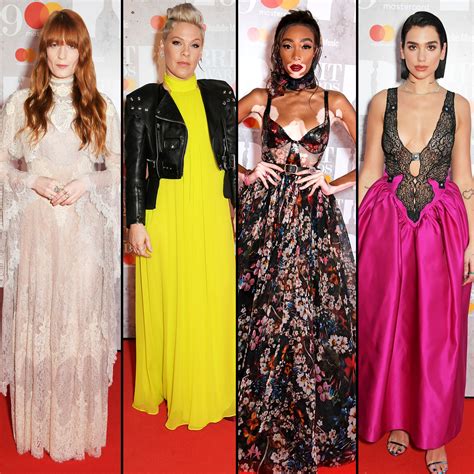 Brit Awards 2019 Red Carpet Fashion Best Dressed Celebs Us Weekly