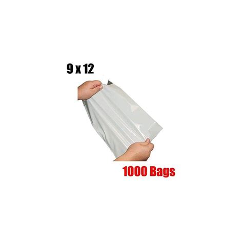 Authentic Merchandise 1000 Pcs 9x12 Glossy White Poly Mailers3