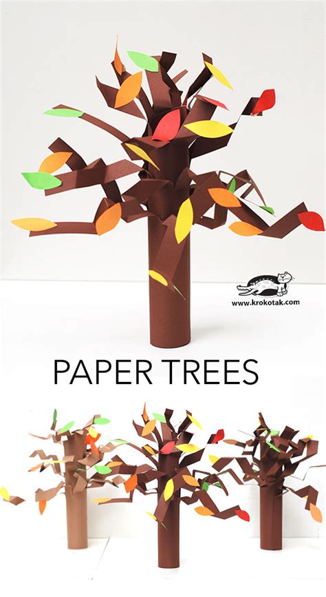 112 595×1088 Paper Tree Crafts For Kids Tree Crafts