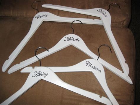 48 beautiful diy bridesmaid gifts that are chic and cheap. Tales From An Upstate Girl: DIY Bridesmaid Dress Hangers