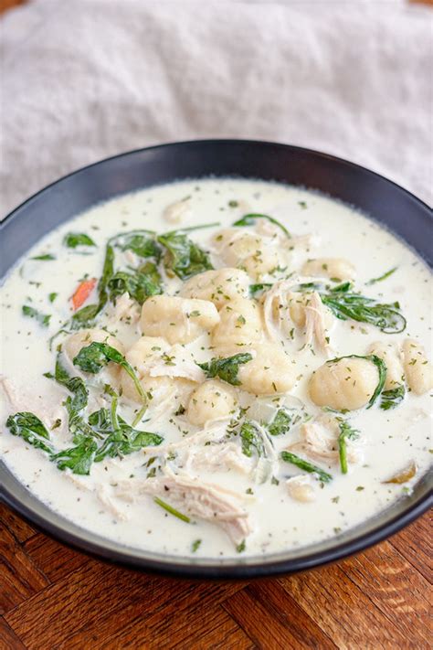 Rao's chicken and gnocchi soup is a single serving jar and pantry staple. Chicken Gnocchi Soup - Jennifer Meyering