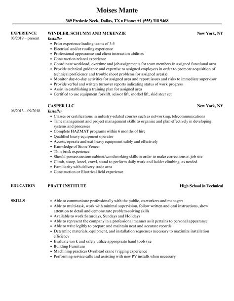 Ceramic Tile Installer Resume Template Best Design Ti - vrogue.co