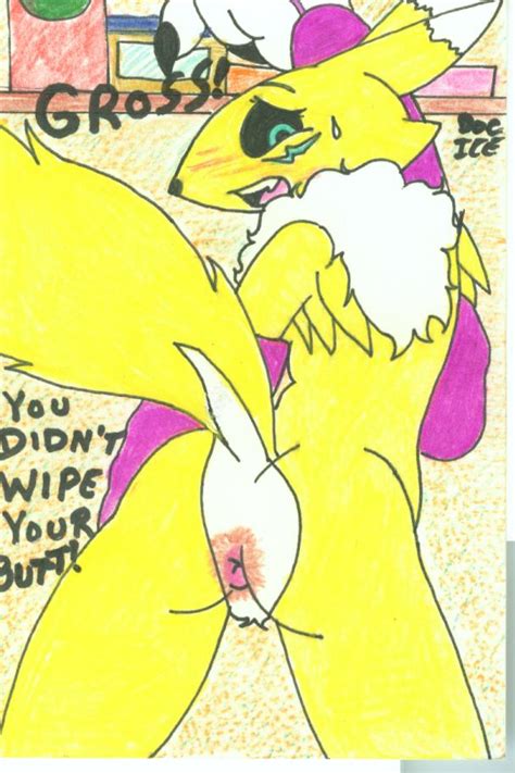 Rule 34 Anthro Anus Ass Back View Color Digimon Doc Icenogle Female