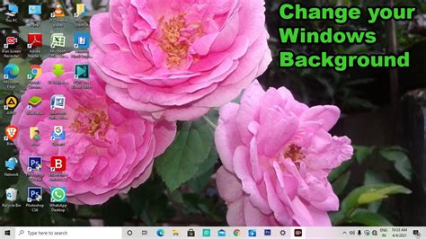 How To Change Desktop Background Wallpaper Youtube