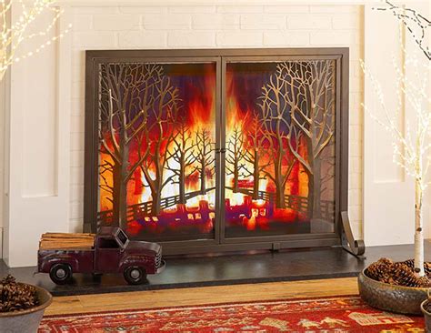 Fireplace Screen Tree Of Life Fireplace Guide By Linda