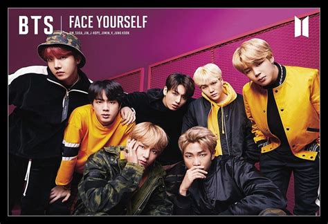 Bts Face Yourself Laminated And Framed Poster Print 24 X 36