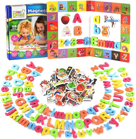 Alphabet Magnets Matching A Z Objects Abc Magnets Numbers And