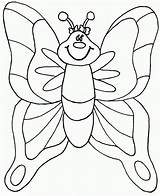Coloring Butterfly Pages Kids sketch template