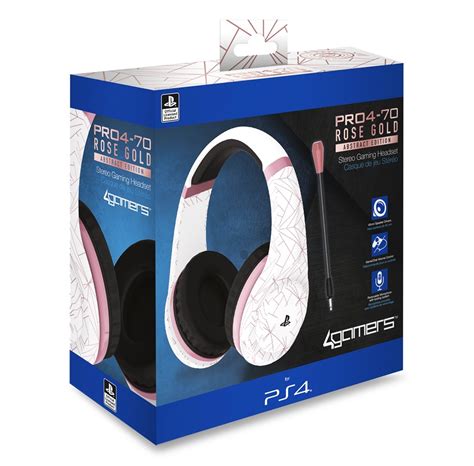 I love rose gold colour, as i mostly bought this headset to match my controller. 4Gamers PRO70 PS4 Gaming Headset Rose Gold Edition ...