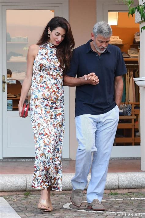 George And Amal Clooney Holding Hands In Italy June 2018 Popsugar