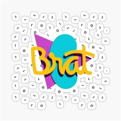 Brat Logo Bratz Doll Collage Y2k Sticker For Sale By Breset Redbubble