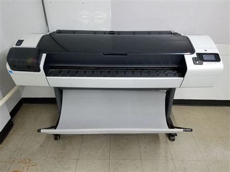 Hp Designjet T1300 Wide Format 44 Postscript Printer Cr652a Tested