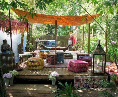40 Charming Boho Garden Ideas For Outdoor Living Decor Outdoor