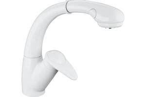 How to take apart a kohler faucet. Kohler Avatar K-6350-0 White Pull-Out Kitchen Faucet ...