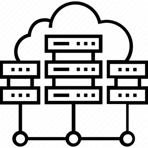 Data Data Center Database Server Storage Icon