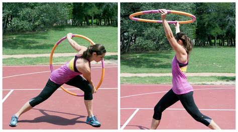 Hula Hoop Exercise Equipment And Exercises No Equipment Workout Hula