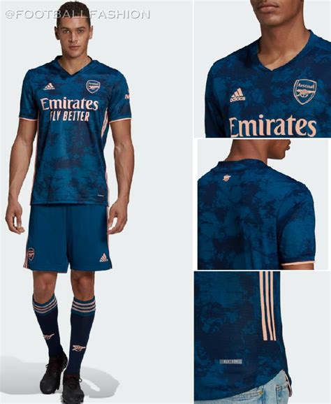 Arsenal Fc 202021 Adidas Third Kit Football Fashion