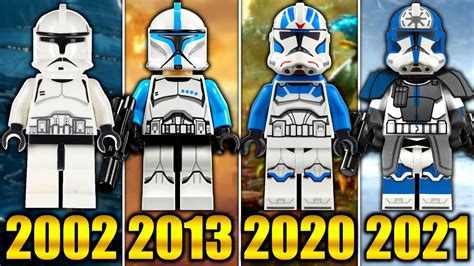 Evolution Of Lego Star Wars Clone Troopers And Future Ideas Youtube
