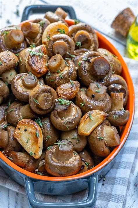 Garlic Roasted Mushrooms Recipe