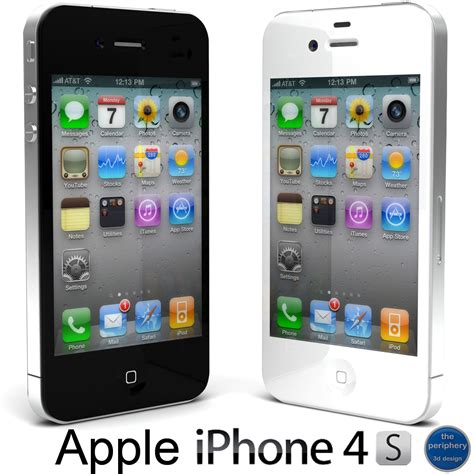 Apple Iphone 4s 4 3d Models