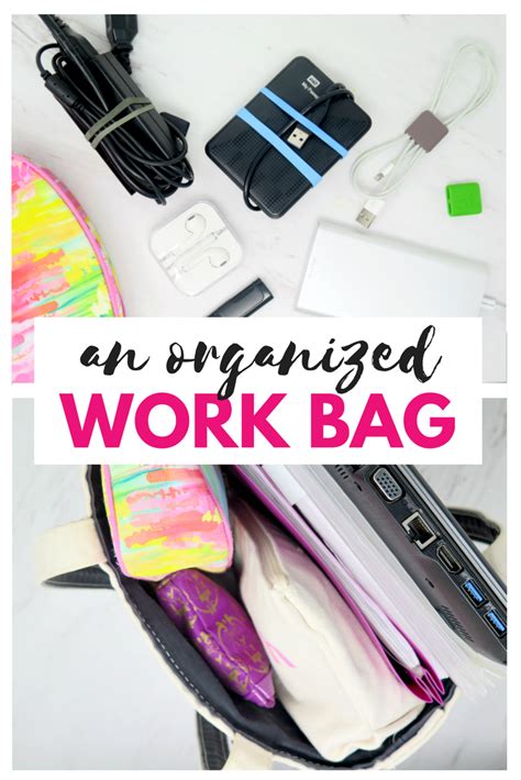 Keep Your Work Bag Organized While Storing All The Essentials That You