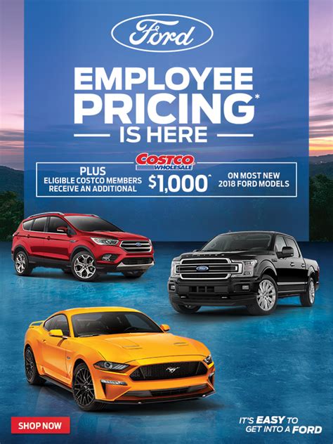 Get Ford Employee Pricing Plus 1000 With This Exclusive Costco Offer
