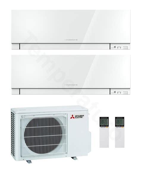 Mitsubishi Premium 2 Raum Multisplit Klimaanlage 2x 25 Kw Aa Wifi
