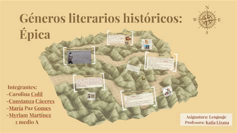 Géneros Literarios Históricos By Constanza Carolina Caceres Galvez