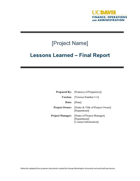 48 Best Lessons Learned Templates Excel Word Templatelab 2022
