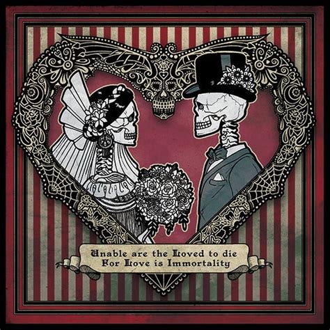 Skeleton Bride And Groom Greetings Card Gothic Romantic Etsy Punk Wedding Halloween Bride