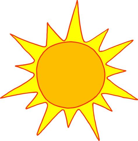 Clipart Of The Sun Clipart Best